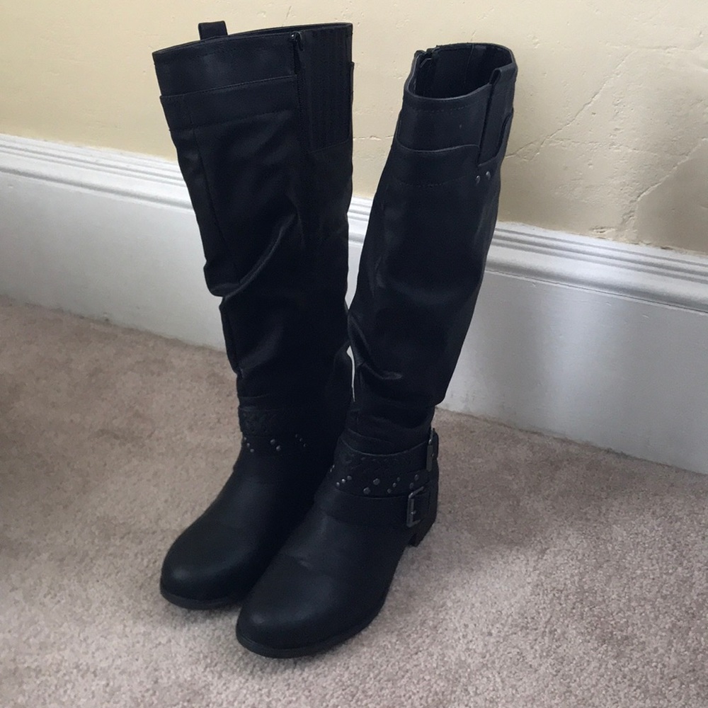 Tall Black Boots